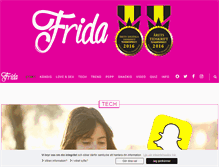Tablet Screenshot of frida.se